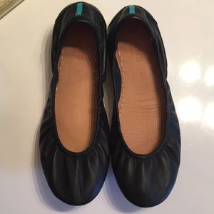Tieks black ballet flats. Size 9.